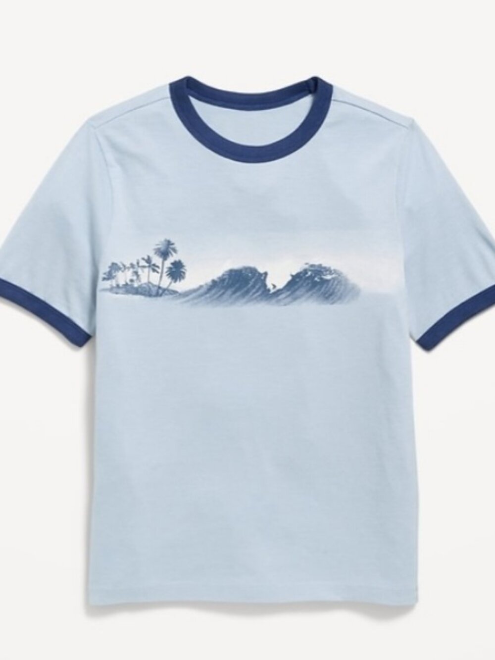 Old Navy Super Soft Short-Sleeve T-Shirt for Boys Size SM (6/7) Retro Blue NWT